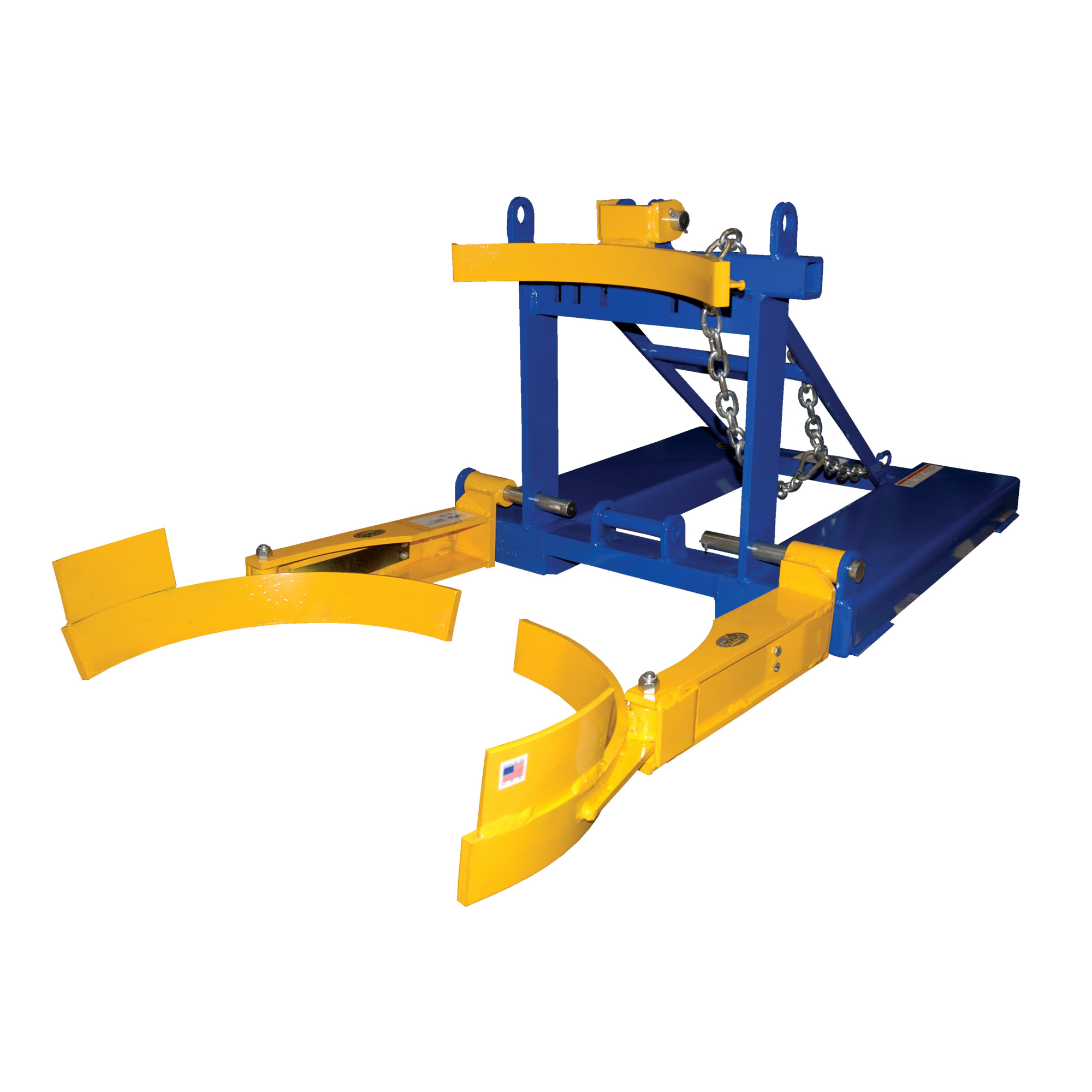 Vestil Fork Mounted Poly Drum Handler - 800-Lb. Capacity, Fits 55-Gal. Drums, Model# FPDL-8-L